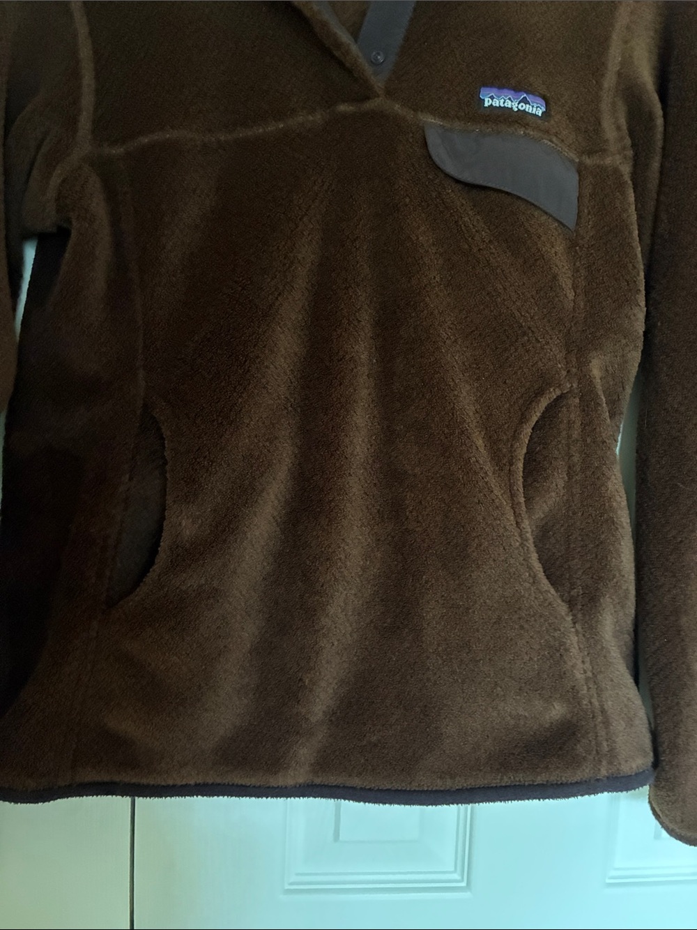 Patagonia Brown Zip-Up Fleece Pullover in Women’s Jacket - Size Small EUC - Picture 12 of 13